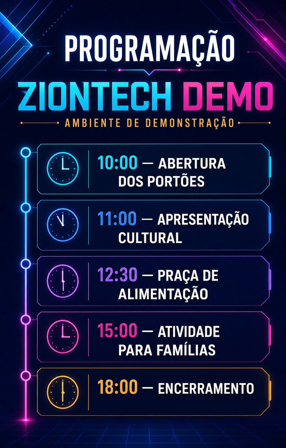 Programação do Evento